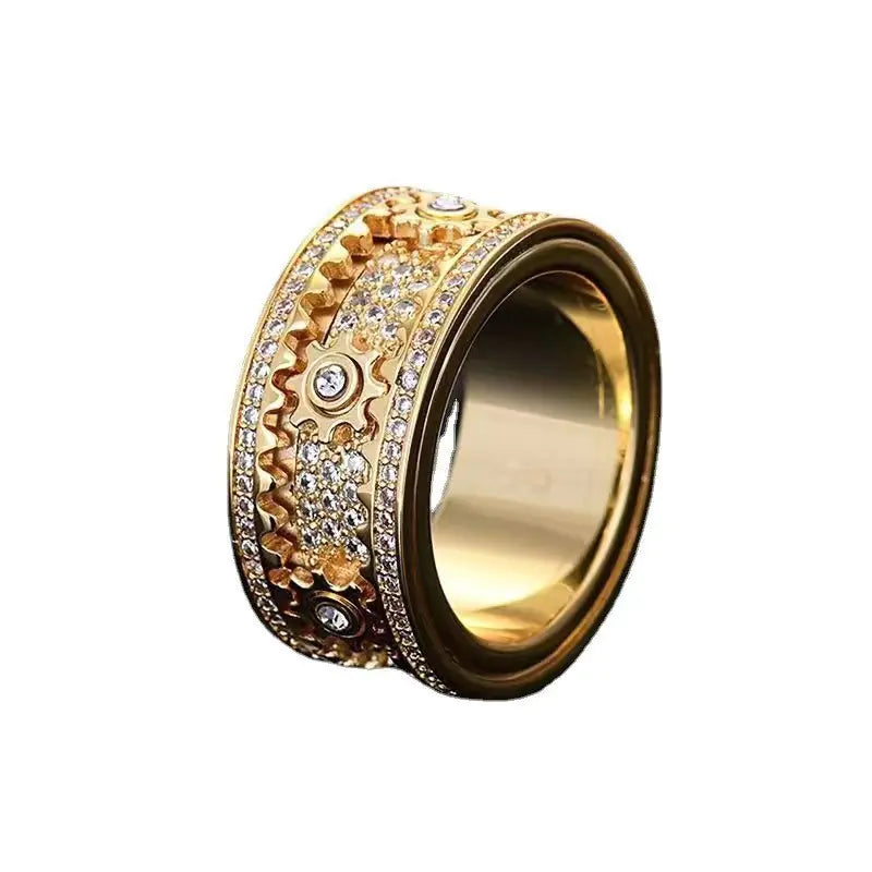 Solara's Rotating Gear Ring for Stress Relief
