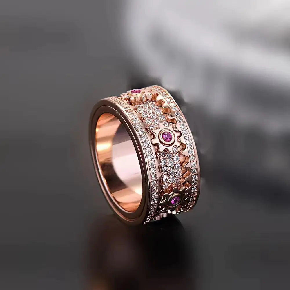 Solara's Rotating Gear Ring for Stress Relief